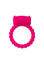 Розовое виброкольцо на пенис A-toys из силикона (Цвет: розовый)
