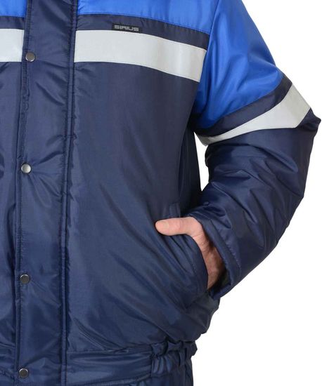 Костюм зимний "Сириус-Орбита" полукомбинезон (синий/василек)