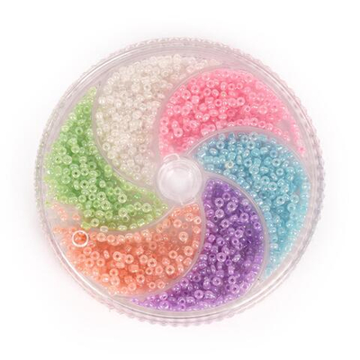 Набор бисера для рукоделия "Zlatka№5" 6цв. 11/0, матовый 6870454