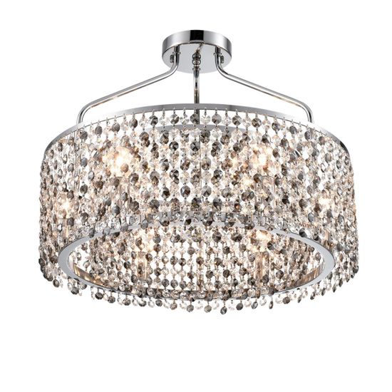 8244/6C CLASSI LN25 150 хром, металл/хрусталь Люстра потолочная E14 6*40W 220V LAYLA