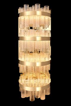 Бра LED 184W 3000K/4000K/5500K LE7727/4W Gold золото Luna Leon