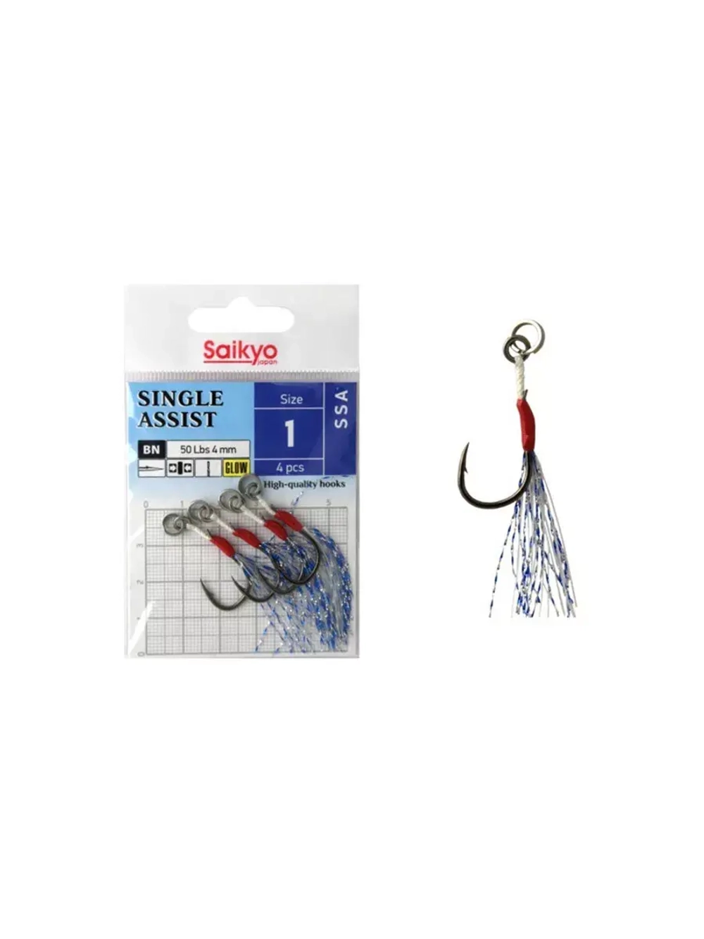 Крючки для рыбалки Saikyo SINGLE ASSIST SSA