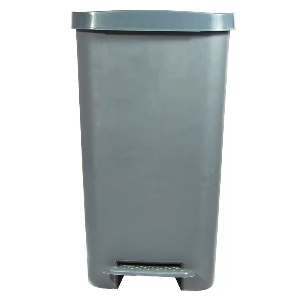 Бак для утилизации медицинских отходов Инновация класс А 50 л с педалью серый