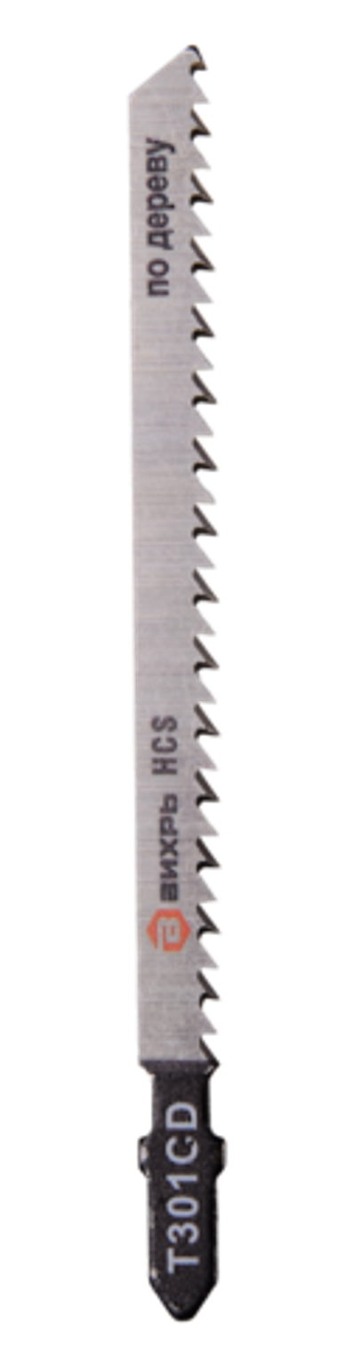 Пилки для лобзика ВИХРЬ Т301CD по дереву, быстрый рез