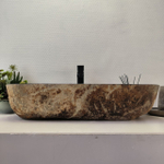 Раковина из речного камня RS-63605 (71*35*16) 0124