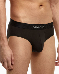 Боксерки теннисные Calvin Klein Embossed Icon Hip Brief 1P - black