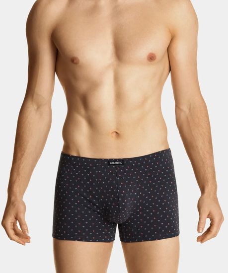 Трусы мужские боксеры (3шт), Atlantic 3MH-025, серо-голубой + черный + графитовый