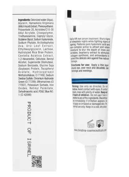 Сыворотка для кожи вокруг глаз и шеи с гиалуроновой кислотой