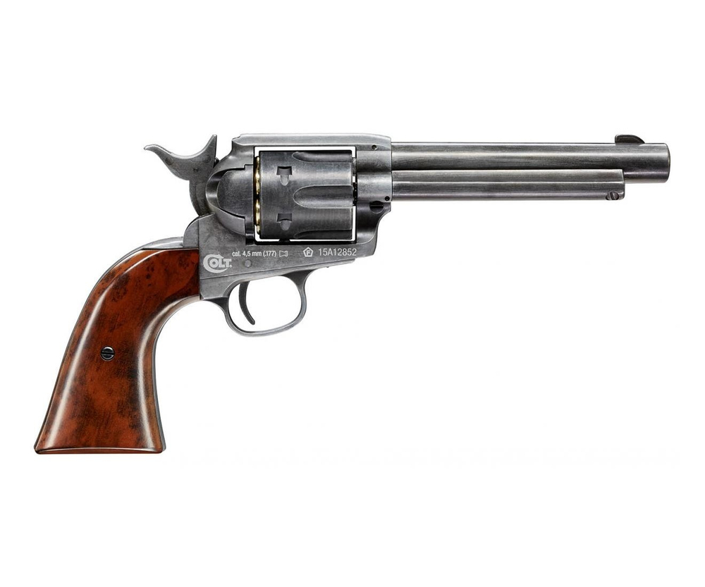 Пневматический револьвер Umarex Colt SAA.45 PELLET Antique