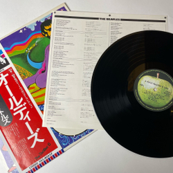 Винтажная виниловая пластинка LP The Beatles A Collection Of Beatles Oldies (Japan 1976) (Obi) Ticket To Ride