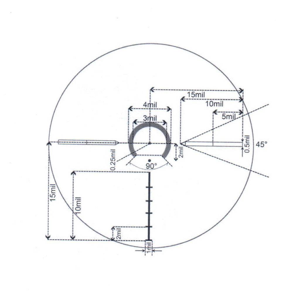Оптический прицел Veber Wolf GB FD 1-8x24 ( установка на Тигр, СВД, Винтовка Мосина / Сетка FireDot / с подсветкой )