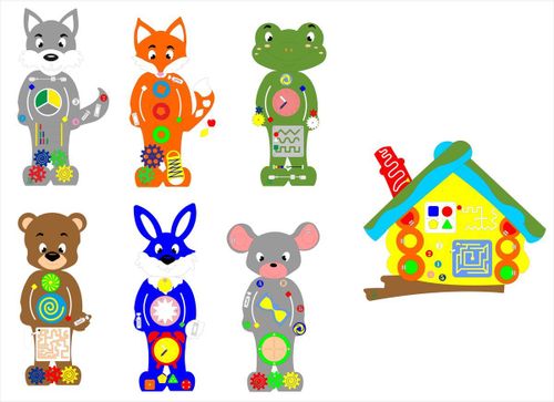 Набор бизибордов «Любимая сказка» №2