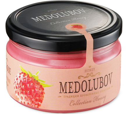 Медовое суфле Медолюбов Земляника 250мл