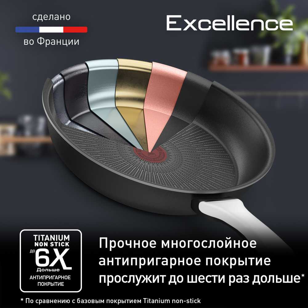 Сковорода Tefal Excellence 24 см G2690472