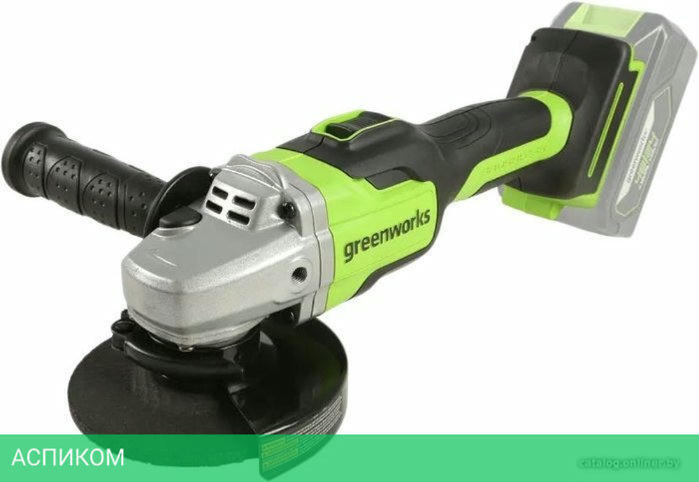 Угловая шлифмашина Greenworks GD24AG без АКБ (3200207)