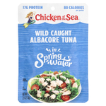 Chicken of the Sea, Дикий альбакоровый тунец, родниковая вода, 70 г (2,5 унции)