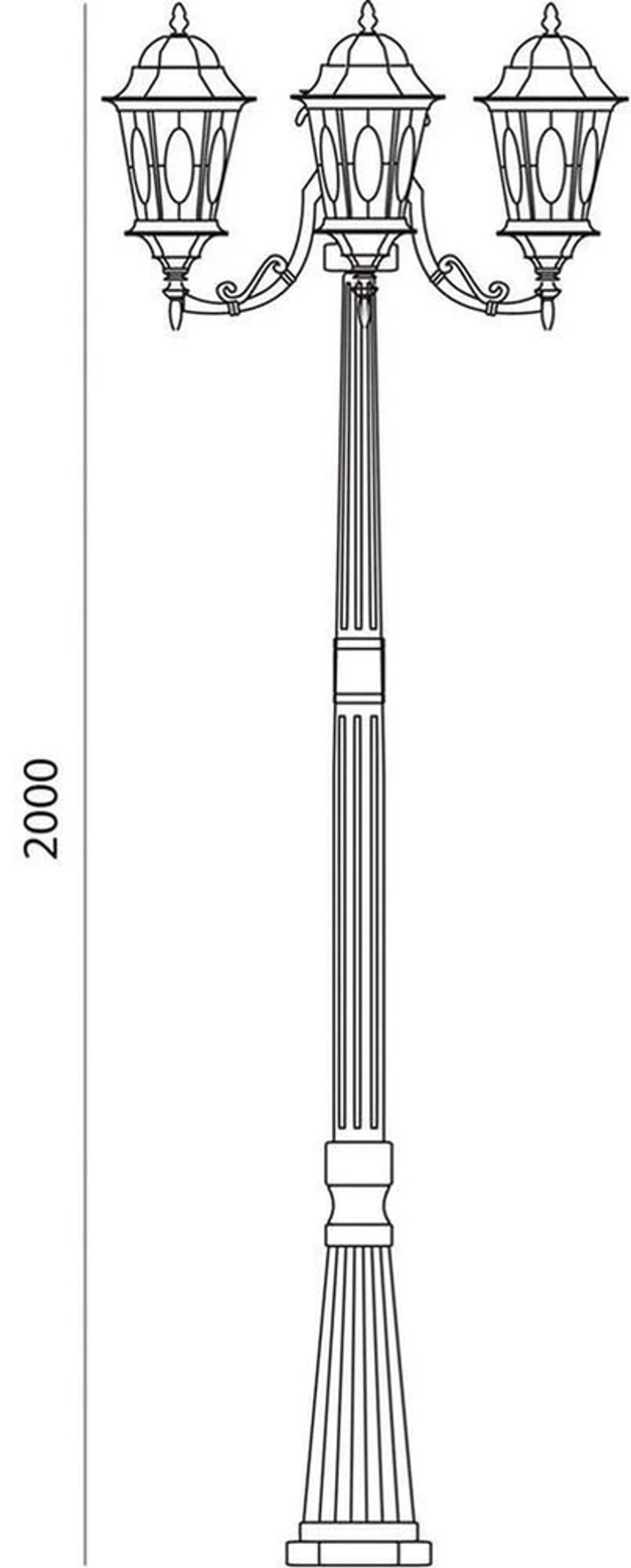 Парковый светильник Feron РИМ 11326