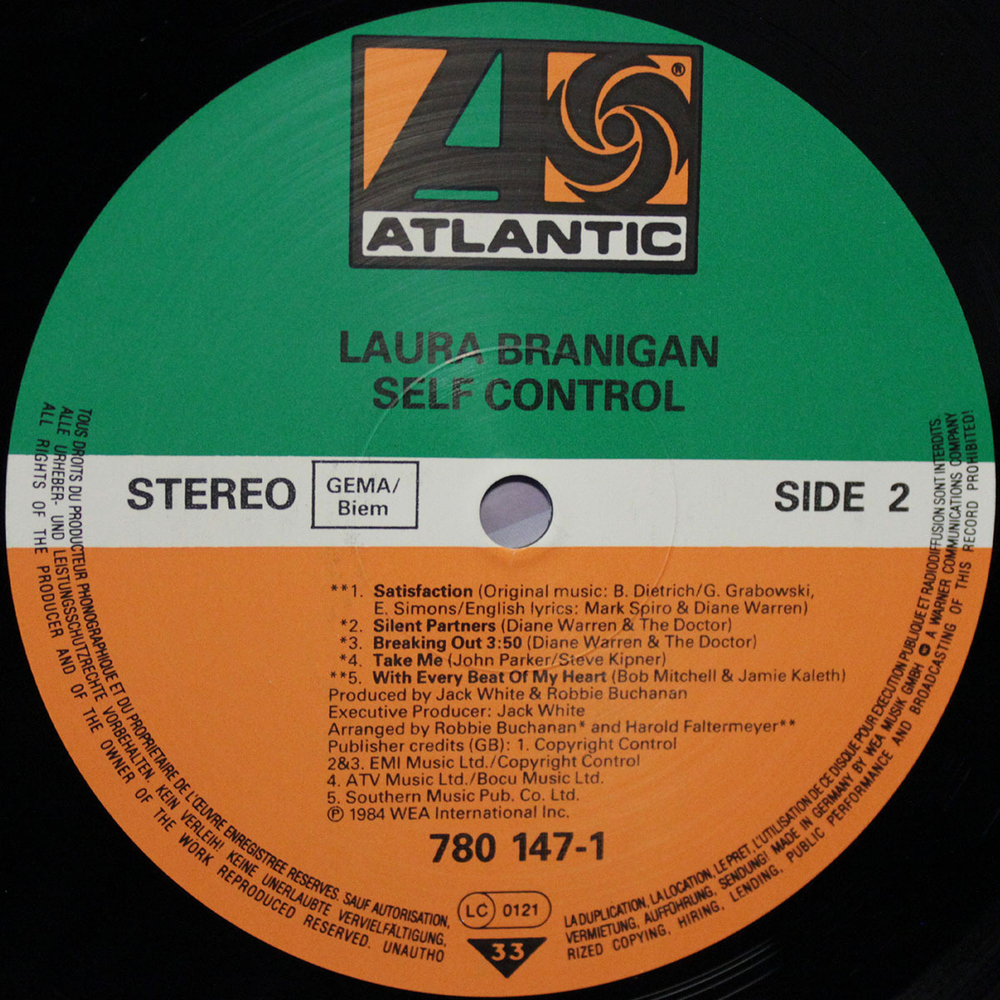 Laura Branigan / Self Control (LP)