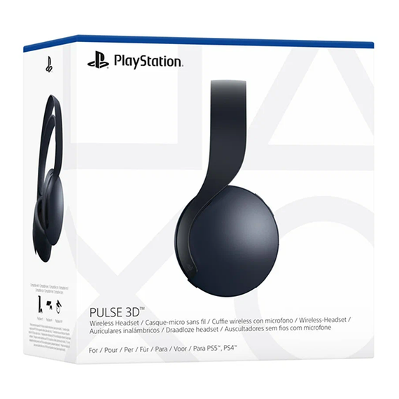 Беспроводная компьютерная гарнитура Sony Pulse 3D, Black/Черный