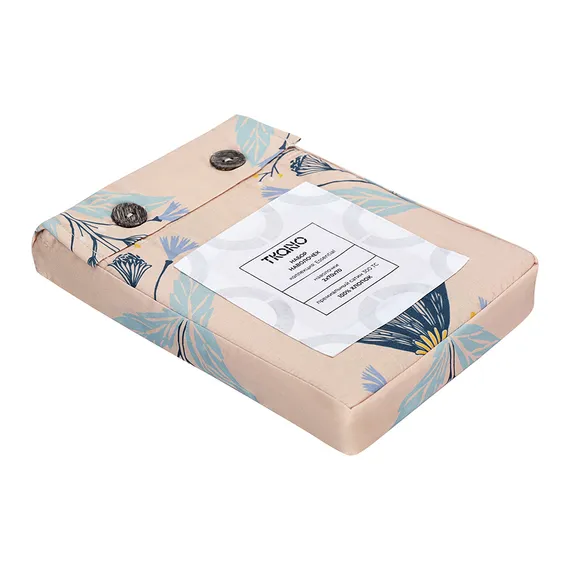 Набор наволочек "Летний цветок" из премиального сатина из коллекции russian north, 70х70 см