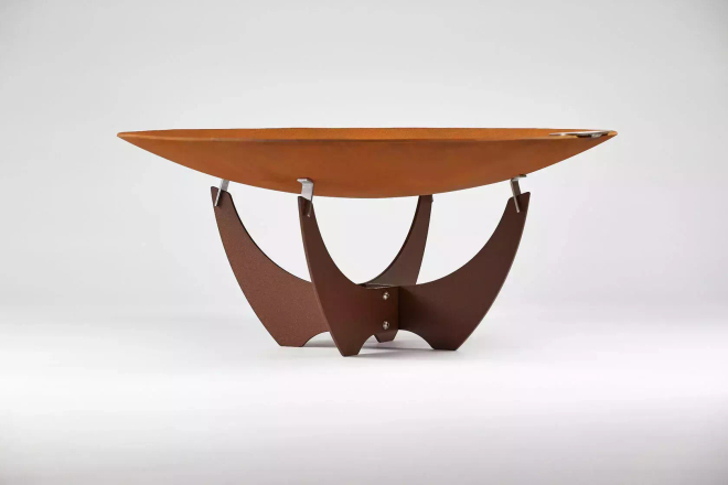 Чаша для костра с основанием Up!Flame STEEL CUP 650 PREMIER oxi