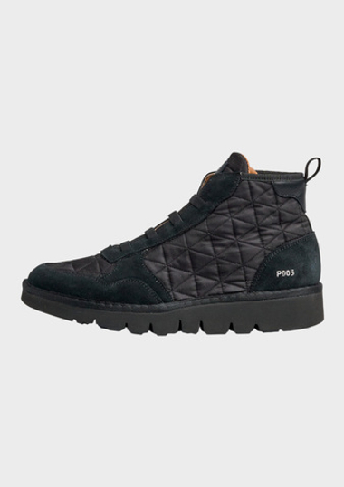 Ботинки PANCHIC Ankle Boot Quilted Nylon Suede Faux Fur