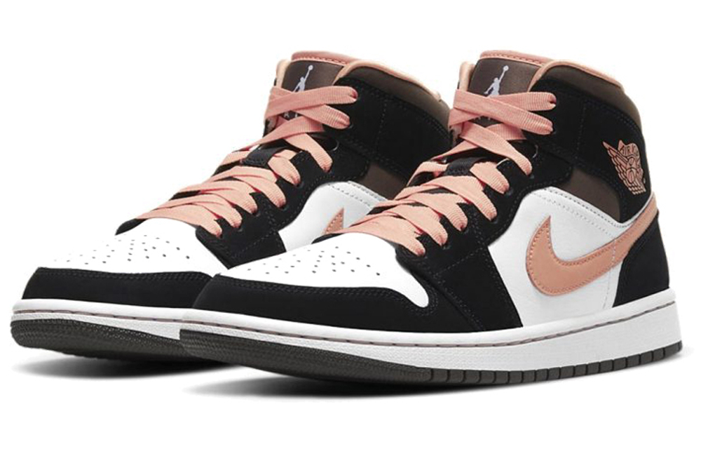 Air Jordan 1 Mid Se 'Peach Mocha' Women's