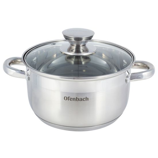 Кастрюля 2,4 л. из нержавеющей стали Ofenbach NB 100512