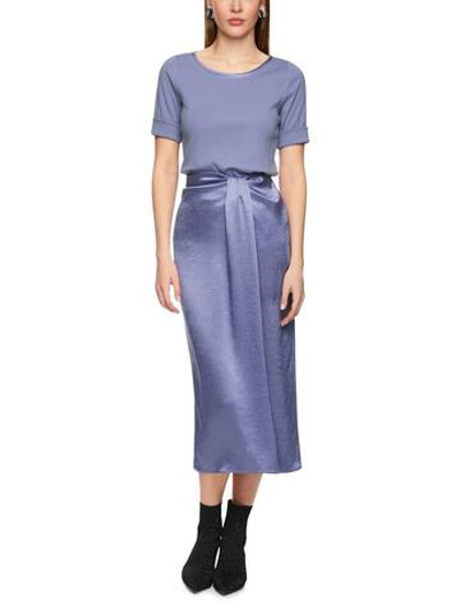 Marc Cain Футболка с шелковой отделкой горловины