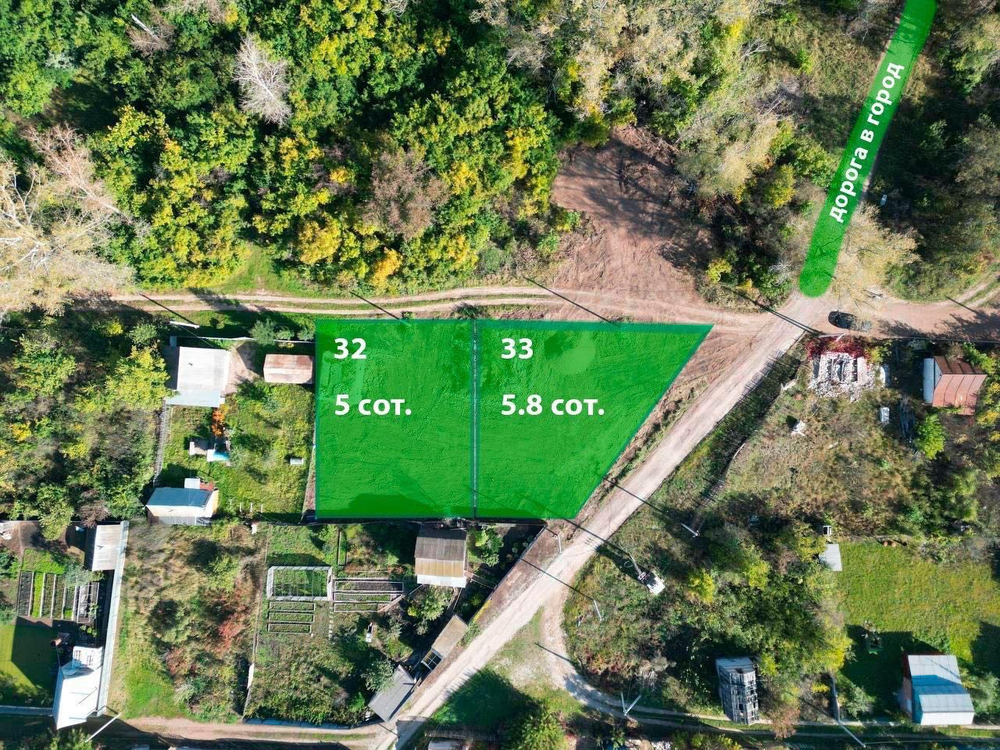 Участок в СНТ Зеленый затон