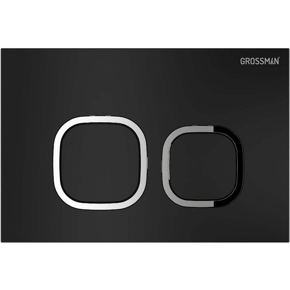 Клавиша смыва Grossman Cosmo 700.K31.02.210.210 Черная матовая