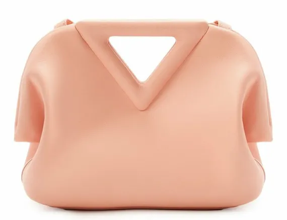 Сумка Bottega Veneta Small Point светло-розовый