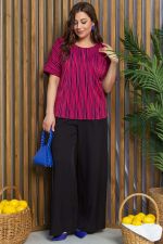 Блуза Альхена (красно-синяя) Б13318-3М LT Collection