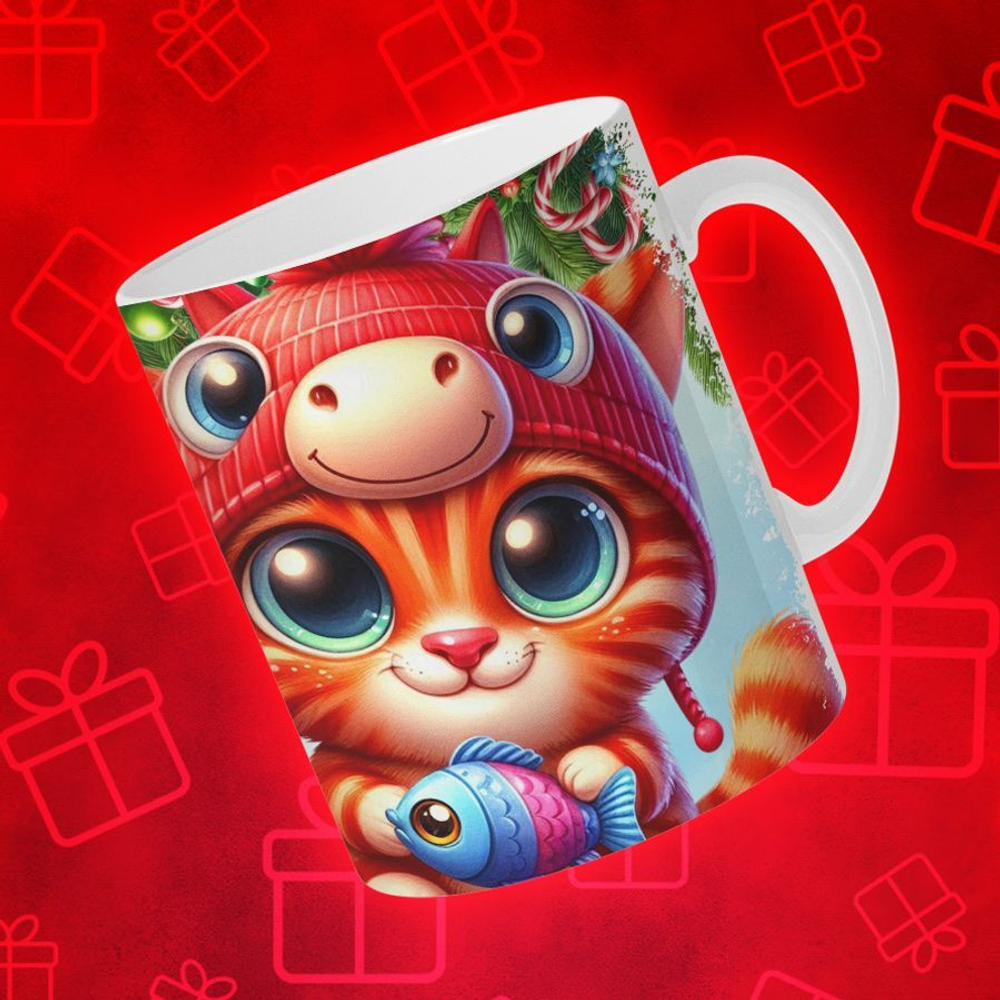 Кружка "У кота много рыбов 2"