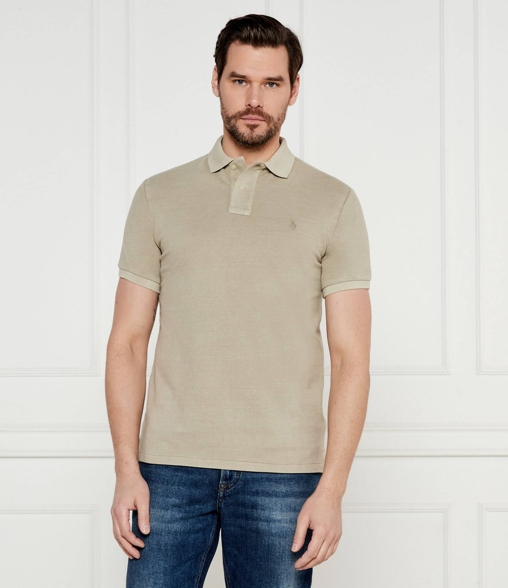 Поло POLO RALPH LAUREN - бежевый(710969626)