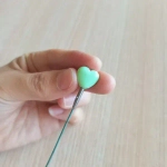 заглушки сердечки для лесокs lotus yarns, маленькие