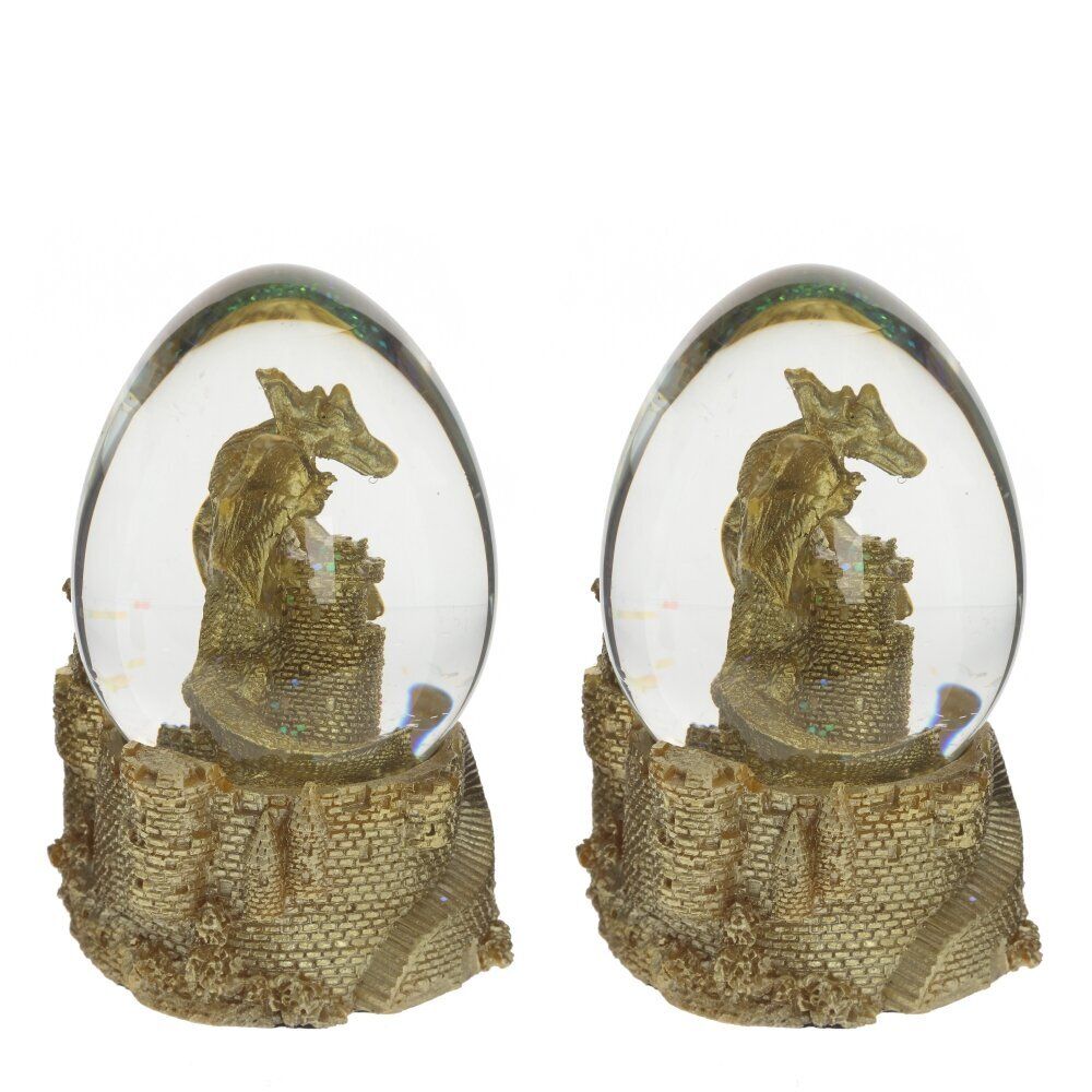 GAEM Фигурка декоративная в стекл.шаре "Дракон", D 7 см, L7,5 W7 H10,5 см, 2в.