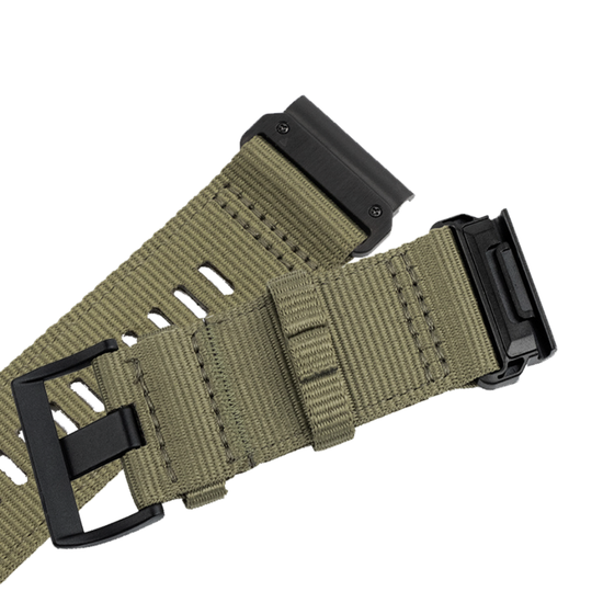 Ремешок QuickFit 26 мм для Garmin (циферблат 51мм) нейлоновый тактический (Оливковый)