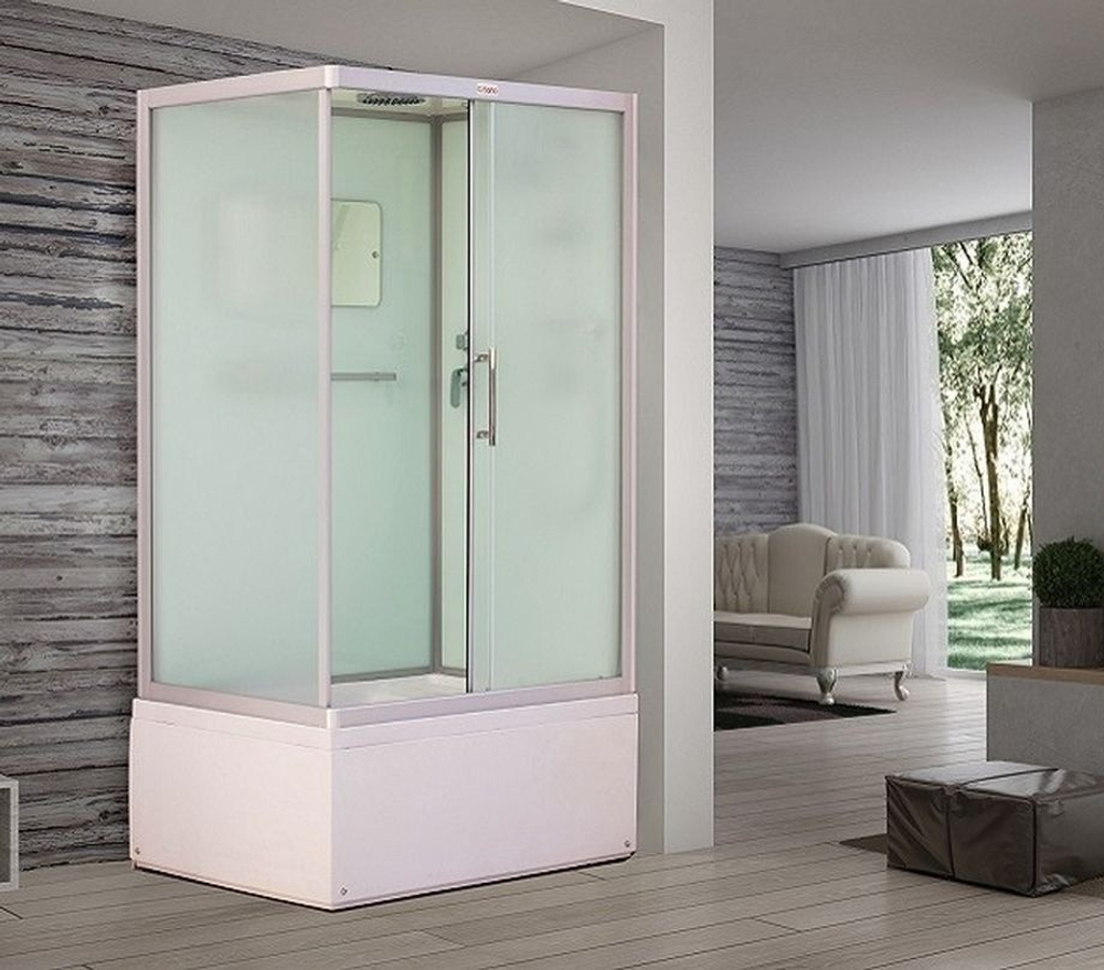 Душевая кабина Esbano (Эсбано) EST-108CKRB R, с высоким поддоном, 100x80x210