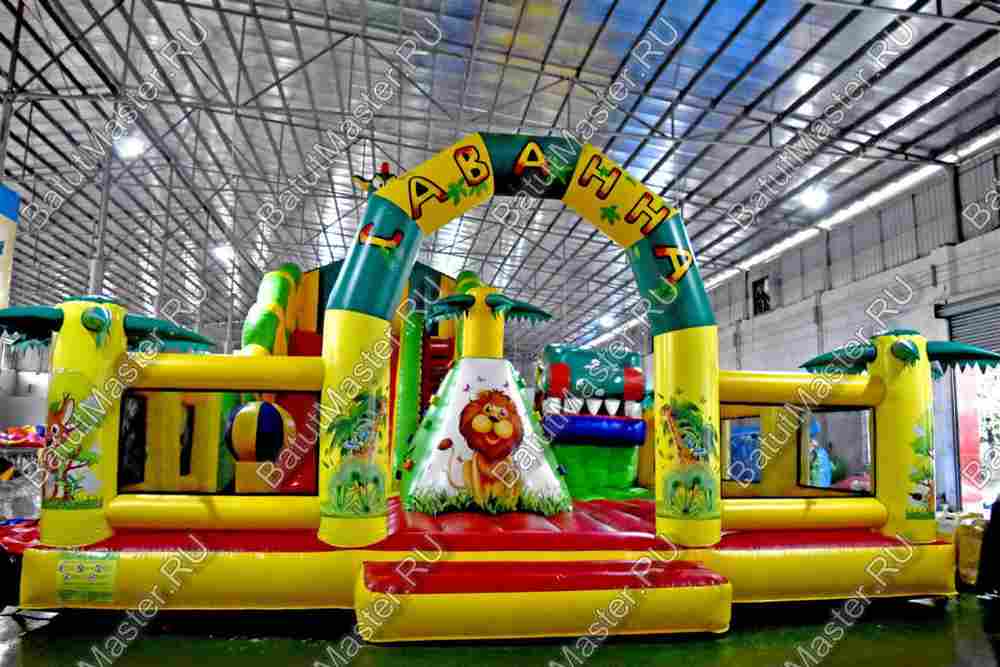 Надувной батут "Прерия" 14*7*7 м