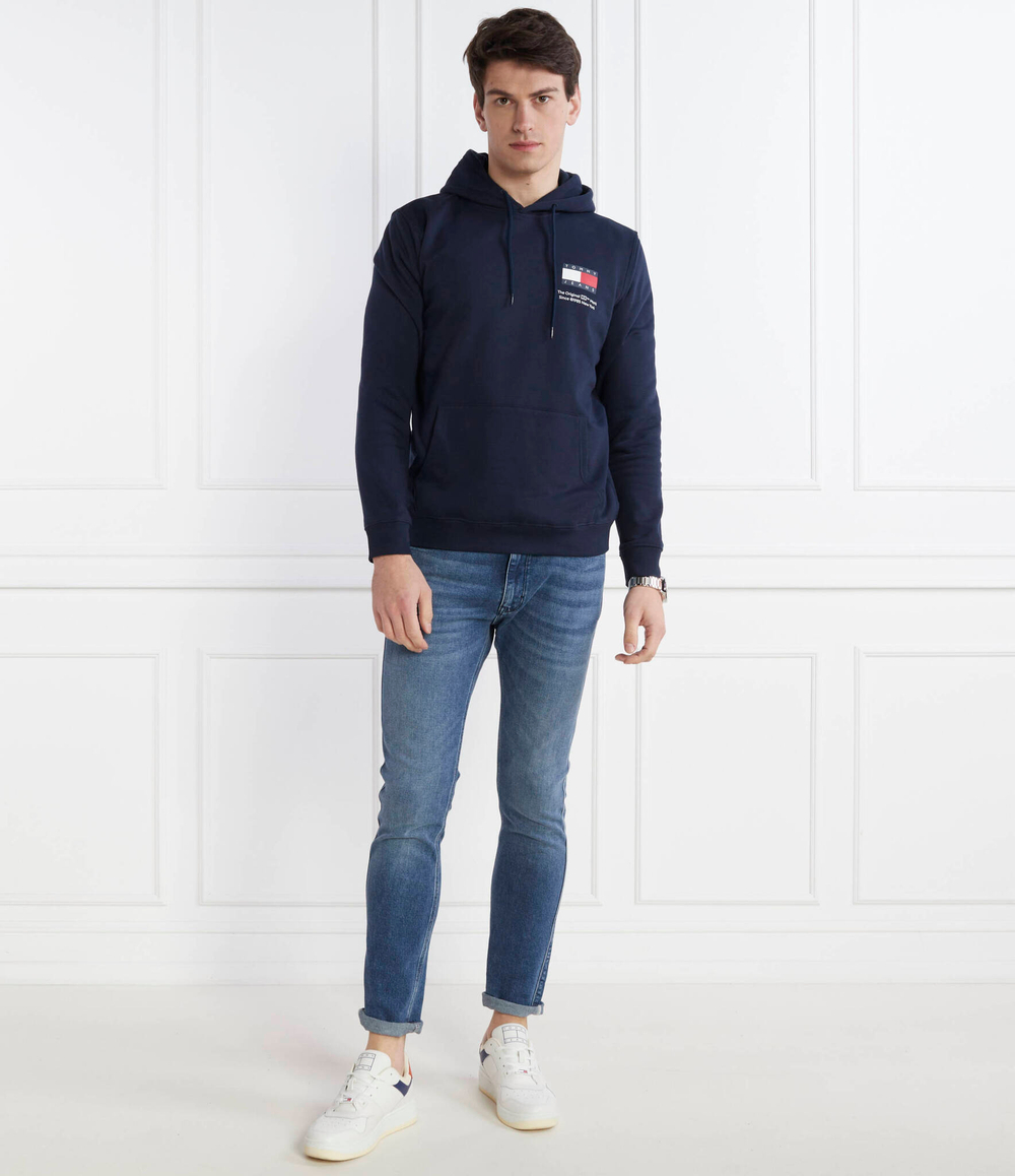 Худи ESSENTIAL FLAG HOOD EXT Tommy Jeans - темно-синий(DM0DM18418)