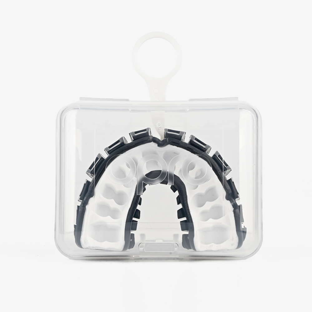 Боксерская капа Opro Instant Custom-Fit UFC Silver/Black