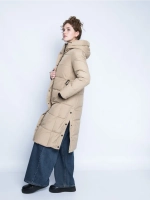 Куртка зимняя удлиненная с капюшоном