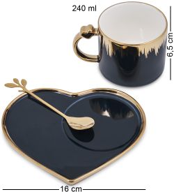 MUG-417/2 Чайная пара «Сердце»