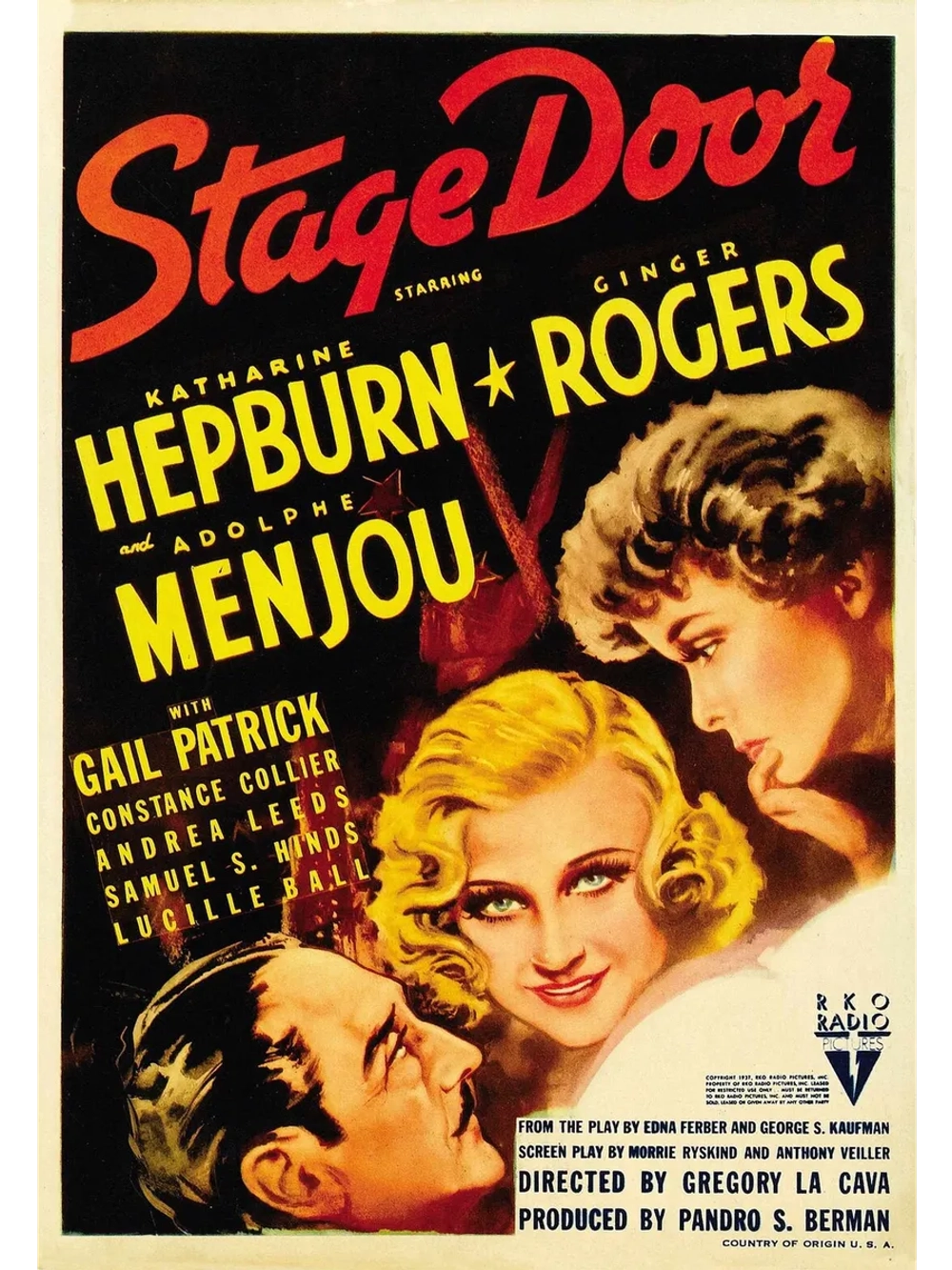 Дверь на сцену (1937) (DVD-R)