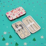 Набор для маникюра в футляре 6 предметов «New Bon Salon - Новогодние подарки», 11*6,5см