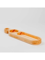 Деревянная менажница для подачи из кедра