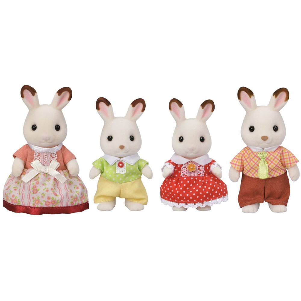 Sylvanian Families - Семья кроликов с шоколадными ушками 5655 / артикул   5655  / GTIN 5054131056554