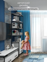 Стеллаж металлический с ящиками лофт OKTAV