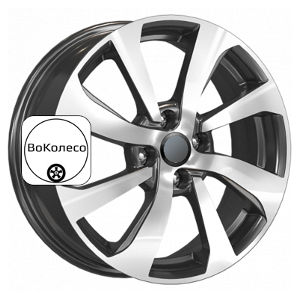 6x16/4x100 ET49 D54,1 КС893 Алмаз черный K&K